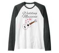 Musicista per matrimoni, suonatore di ukulele musicista Maglia con Maniche Raglan