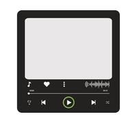 Musicisti per il frigorifero - Magnetico decorativo fatto a mano | Piatto acrilico | Music Magnet | Magneti con musica | Foglio fotografico magnetico decorativo fatto a mano per metaltü