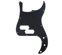 Musiclily 13 Fori Battipenna Basso Pickguard per Fender American/Messicano Precision Bass, 3 strati Nero