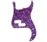 Musiclily 13 Fori P Bass Battipenna Pickguard per Basso Elettrico Fender American/Messicano Precision Bass, 4 strati Purple Pearl