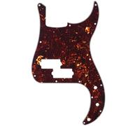 Musiclily 13 Fori P Bass Battipenna Pickguard per Basso Elettrico Fender American/Messicano Precision Bass, 4 strati Tartarugato