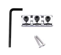 Musiclily 42mm Capotasto Bloccacorde Locking Nut per Chitarra Elettrica Ponte Floyd Rose, Cromato