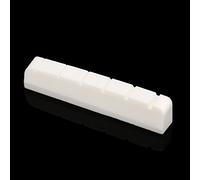 Musiclily 43mm Capotasto in Osso Scanalato Piatto per Chitarra Elettrica tipo Les Paul,43x6x8,5mm (2 Pezzi)
