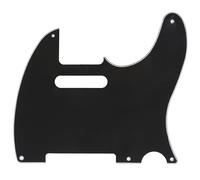 Musiclily 5 Fori Battipenna TL Pickguard Vintage 3 strati Nero
