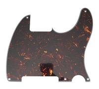 Musiclily 5 Fori Blank Tele Pickguard Battipenna per Chitarra Fender USA/Mexican Telecaster Esquire,4 strati Tartarugato
