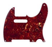 Musiclily 5 Fori Vintage Tele Battipenna Pickguard per Chitarra Elettrica Fender American/Mexican Standard Telecaster,4 strati Vintage Tortoise