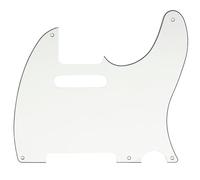 Musiclily 5 Fori Vintage Tele Battipenna Pickguard per Chitarra Elettrica Fender American/Mexican Standard Telecaster,3 strati Pergamena