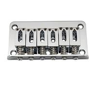 Musiclily 52,5mm Ponte Fisso Hardtail per Chitarra Elettrica tipo Strat Tele,Cromato