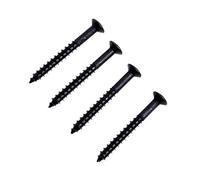Musiclily 5x45mm Viti per Neck Plate Chitarra, Nero(8 Pezzi)