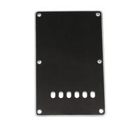 Musiclily 6 Fori Cover Copri Molle per Chitarra China Made Squier,3 strati Nero