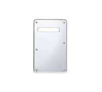 Musiclily 6 Fori Piastra Copri Molle ST Back Plate per Chitarra Elettrica Fender USA/Messico Stratocaster Standard Stile Moderno,1 strato Silver Mirror
