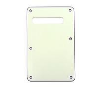 Musiclily 6 Fori Piastra Copri Molle ST Back Plate per Chitarra Elettrica Fender USA/Messico Stratocaster Standard Stile Moderno,3 strati Mint