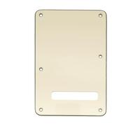 Musiclily 6 Fori Piastra Copri Molle ST Back Plate per Chitarra Elettrica Fender USA/Messico Stratocaster Standard Stile Moderno,3 strati Crema