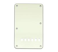 Musiclily 6 Fori Stile Vintage Strat Back Plate Copri Molle per Fender USA/Messico Stratocaster Standard Stile Moderno,3 strati Avorio