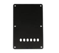 Musiclily Basic 6 Fori Piastra Copri Molle Chitarra 1 Strato Negro