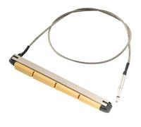 Musiclily Basic Trasduttore Ceramico Pick up Piezo Sotto Sella per Basso Acustico 4 Corde, 84mm×6mm