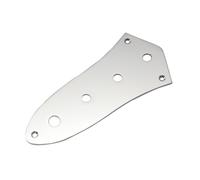 Musiclily Chrome 4 Hole Switch Control Plate for Fender Jazz Bass JB Style Parts