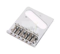 Musiclily Chrome Vintage 6 String Electric Guitar Bridge For Fender Tele Style