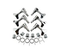 Musiclily L3+R3 Set Meccaniche per Basso Elettrico 5/6 Corde, Cromato