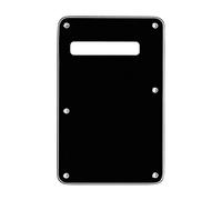 Musiclily Piastra posteriore per chitarra Strat per Fender USA/Mexican Standard Stratocaster Modern Style, 3 Ply Nero