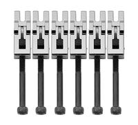 Musiclily Pro 10,8mm Doppio Bloccaggio Sellette per Chitarra Elettrica Floyd Rose Original/Speical Tremolo, Cromato(Set di 6)