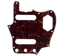 Musiclily Pro 10 Fori 65 60s Stile Vintage Battipenna Chitarra Pickguard per Fender American Jaguar, 4 strati Tartarugato