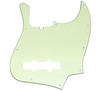 Musiclily Pro 10 Fori Stile Moderno Pickguard Battipenna Basso per American Jazz Bass 4 Corde, 3 strati Mint Green