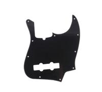 Musiclily Pro 10 Fori Stile Moderno Pickguard Battipenna Basso per American Jazz Bass 4 Corde, 1 strato Nero