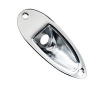 Musiclily Pro 10mm Forma Barca Piastra Ricevi Jack Plate Cromato