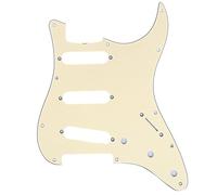 Musiclily Pro 11 Fori 62 Stile Vintage SSS Chitarra Battipenna Strat Pickguard per American Stratocaster 62,3 strati Crema