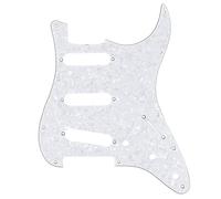 Musiclily Pro 11 Fori 62 Stile Vintage SSS Chitarra Battipenna Strat Pickguard per American Stratocaster 62,4 strati White Pearl