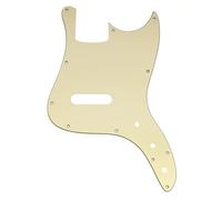 Musiclily Pro 11 Fori Battipenna Basso per Squier Sonic Bronco Bass, 3 strati Crema