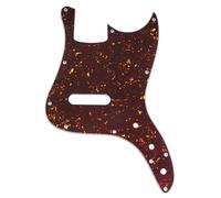 Musiclily Pro 11 Fori Battipenna Basso Pickguard 4 strati Tartarugato | per Squier Sonic Bronco Bass