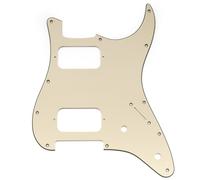 Musiclily Pro 11 Fori HH Battipenna Round Corner 2-Pot per Squier Strat Chitarra