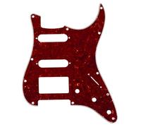 Musiclily Pro 11 Fori HSS Chitarra Battipenna Strat Pickguard per Chitarra Elettrica American Stratocaster,4 strati Vintage Torstoise