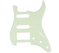 Musiclily Pro 11 Fori HSS Chitarra Battipenna Strat Pickguard per Chitarra Elettrica American Stratocaster,3 strati Mint Green