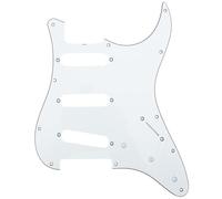 Musiclily Pro 11 Fori SSS 62 Strat Battipenna Chitarra Pickguard per MIJ JPN Japan Stratocaster, 3 strati Pergamena