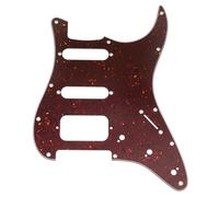 Musiclily Pro 11 Fori ST Battipenna per Chitarra Elettrica Squier Sonic Strat HSS, 4 strati Tortoise Shell
