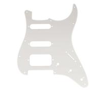 Musiclily Pro 11 Fori ST Battipenna per Chitarra Elettrica Squier Sonic Strat HSS, Trasparente