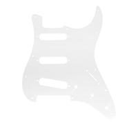 Musiclily Pro 11 Fori ST Battipenna per Chitarra Elettrica Squier Sonic Strat SSS, Trasparente