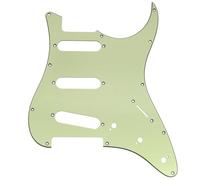 Musiclily Pro 11 Fori ST Battipenna per Chitarra Elettrica Tagima TG-530 Strat SSS, 3 strati Mint Green
