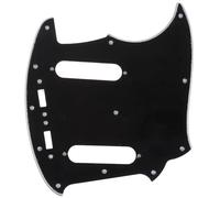 Musiclily Pro 12 Fori Battipenna Chitarra Pickguard 3 strati Nero