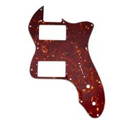 Musiclily Pro 12 Fori Ampia Gamma HH Battipenna per Chitarra Elettrica tipo USA/Mexico Fender 72 Tele Thinline, 4 Strati Tartarugato Vintage