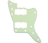 Musiclily Pro 13 Fori 65 60s Stile Vintage Battipenna Chitarra Pickguard per Fender American Jazzmaster, 3 strati Mint Green