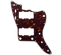 Musiclily Pro 13 Fori 65 60s Stile Vintage Battipenna Chitarra Pickguard per Fender American Jazzmaster, 4 strati Tartarugato