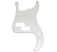 Musiclily Pro 13 Fori Battipenna Basso per SQ Affinity PJ Precision Bass, 3 strati Bianco