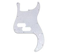 Musiclily Pro 13 Fori Battipenna Basso per SQ Affinity PJ Precision Bass, 4 strati White Pearl