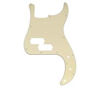 Musiclily Pro 13 Fori Battipenna Basso per Squier Sonic Precision Bass, 3 strati Crema