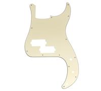 Musiclily Pro 13 Fori Battipenna Basso Pickguard 3 strati Crema