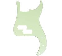Musiclily Pro 13 Fori Battipenna P Basso Pickguard per JPN Fender Japan Precision Bass 4 Corde, 3 strati Mint Green
